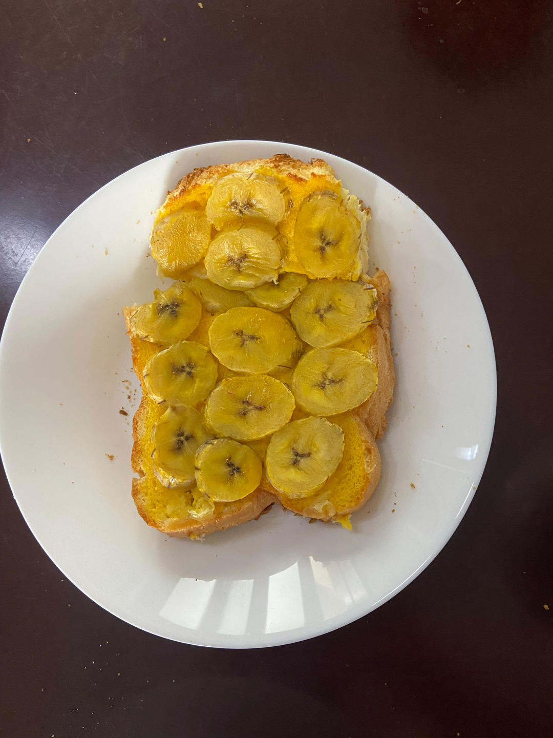 好吃不胖❗️香蕉烤吐司㊙️五分钟快手早餐