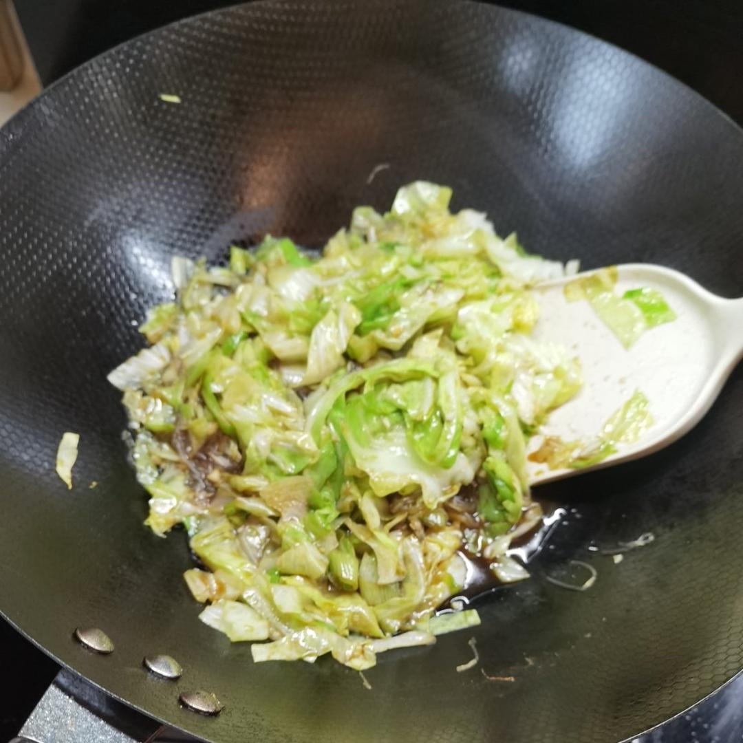 成功率百分之百的包菜炒粉丝