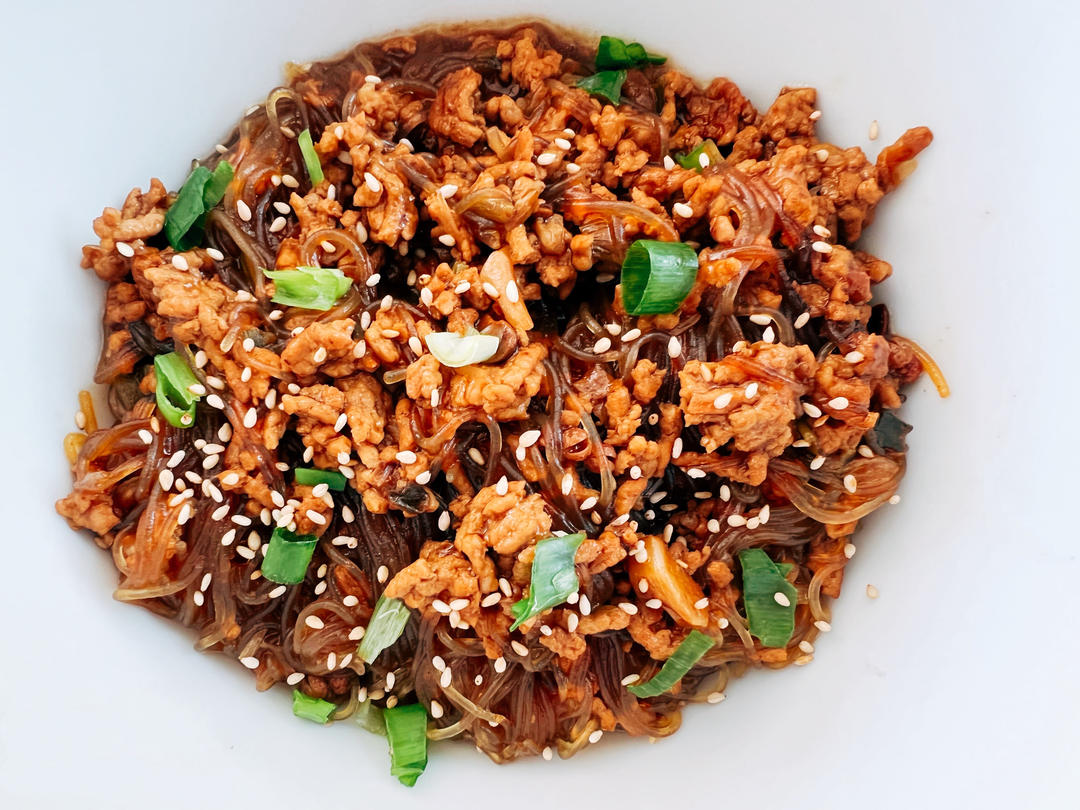 蚂蚁上树(肉末炒粉丝)超下饭‼️十分钟搞定