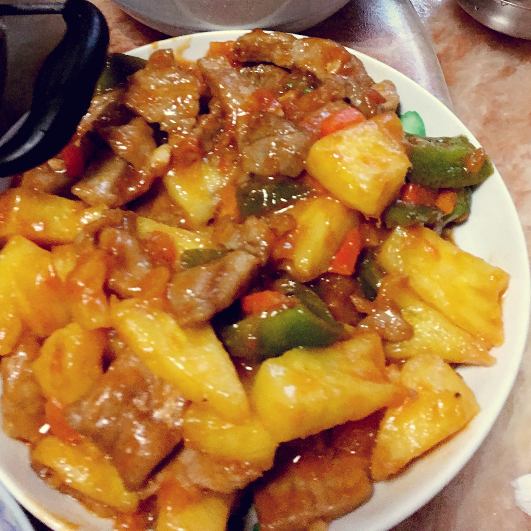 菠萝咕噜肉