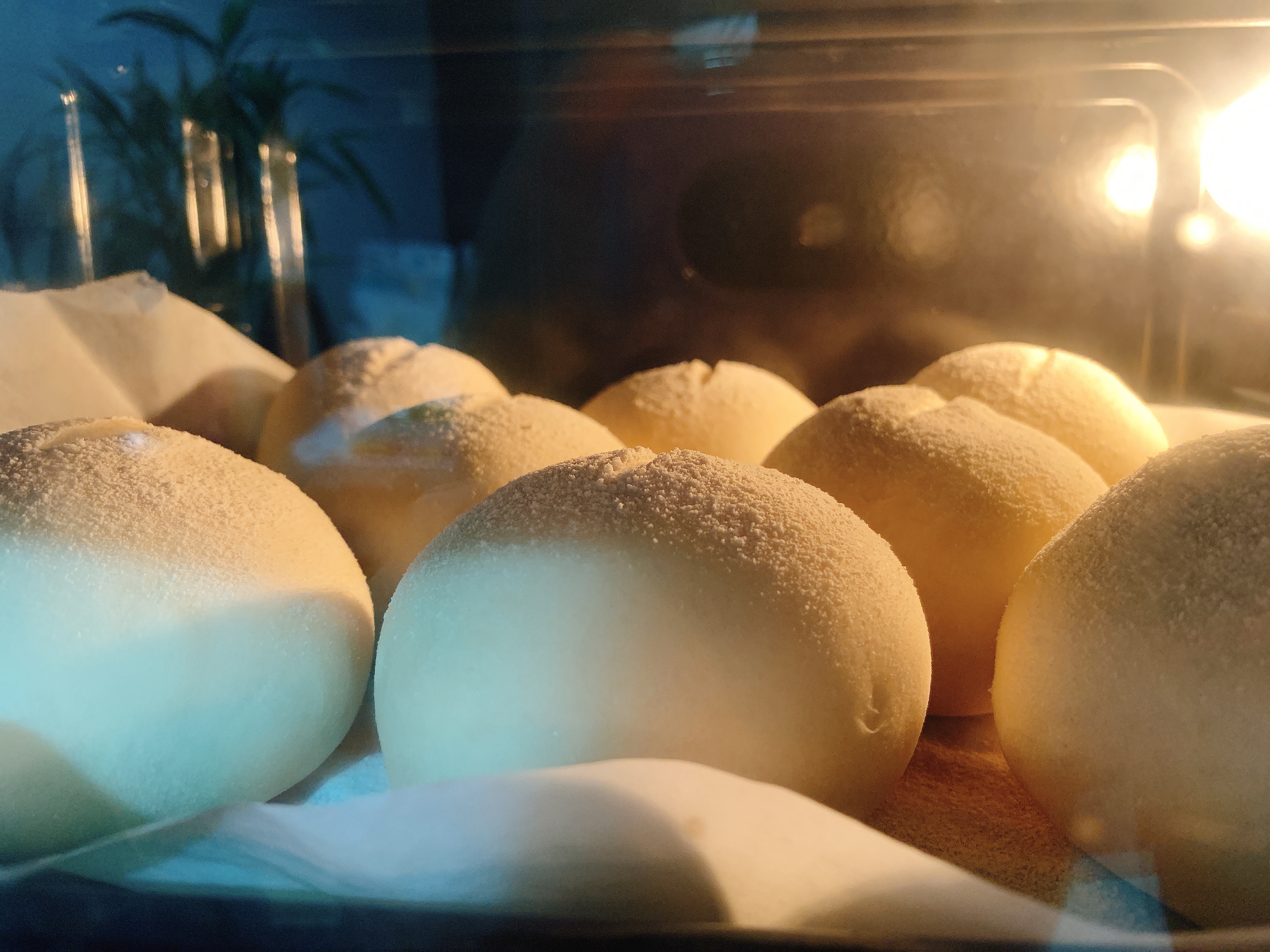桂花奶酥米面包（低糖油）的做法