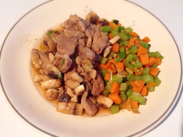口蘑炒肉