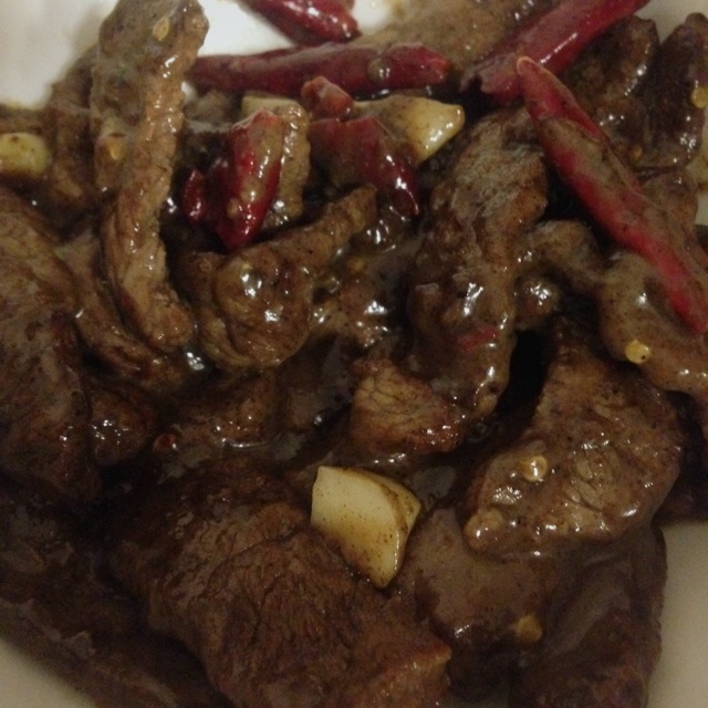 孜然牛肉粒