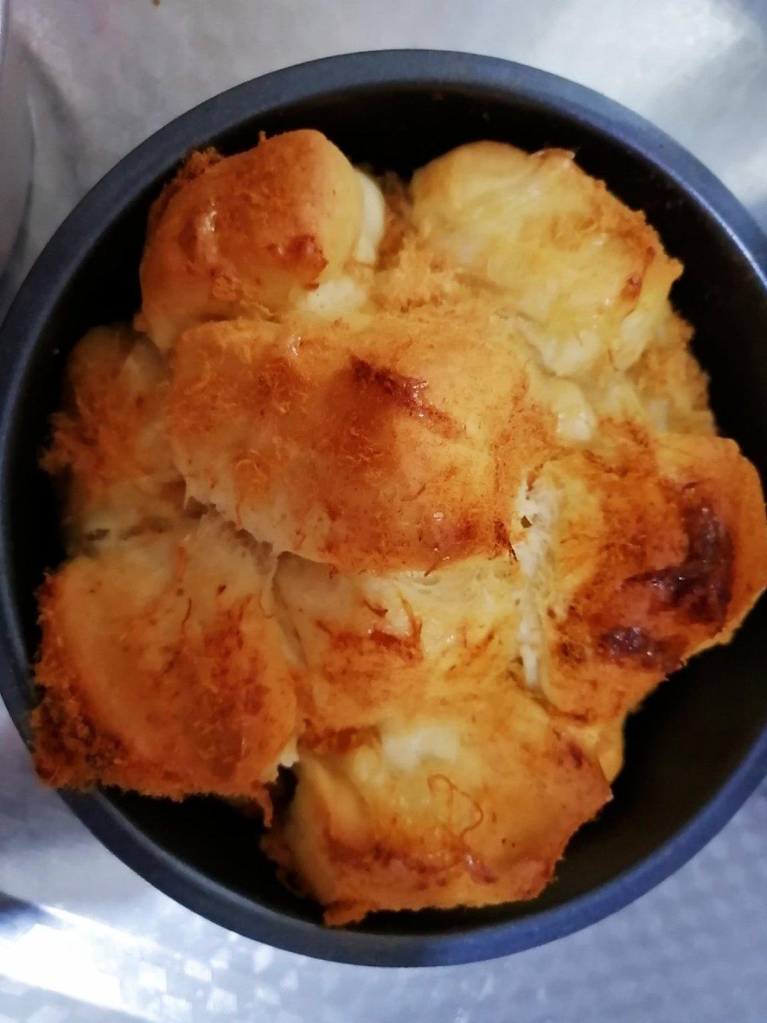 肉松手撕面包—超软会爆浆的面包哟