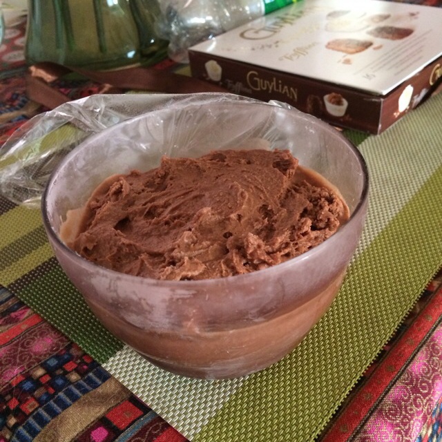 抹茶白巧冰淇淋