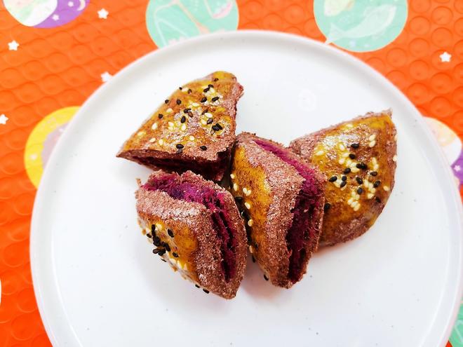 🌺全麦紫薯司康饼🍠的做法