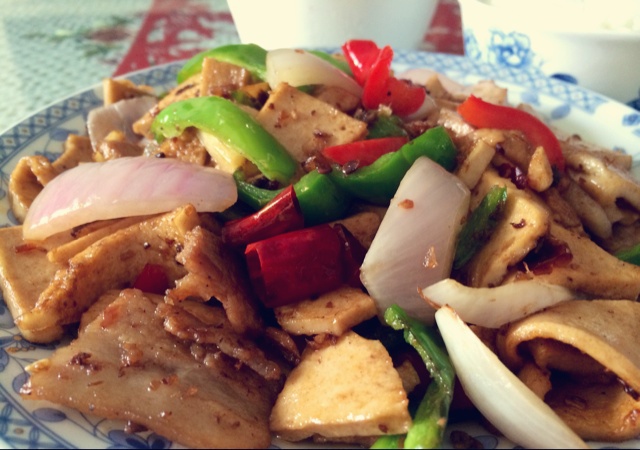 千叶豆腐小炒肉