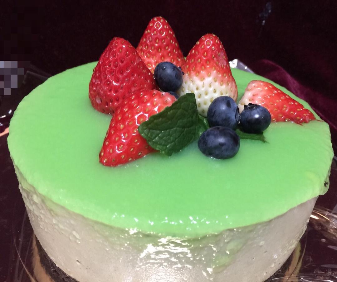 抹茶冻芝士蛋糕