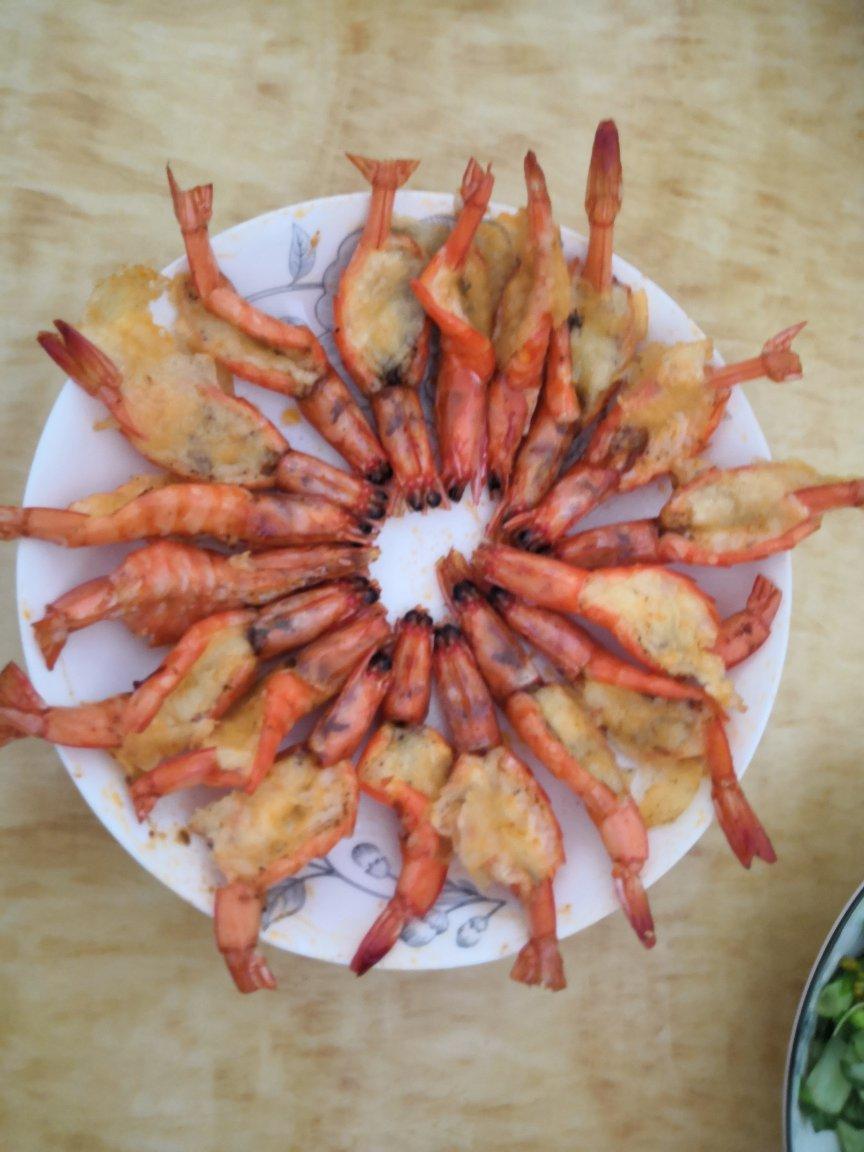 芝士焗大虾【7月北鼎烤箱食谱】