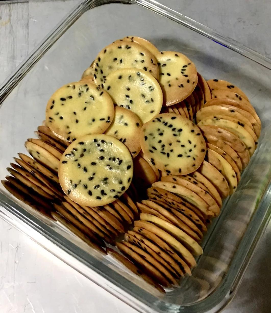 芝麻小煎饼.的做法