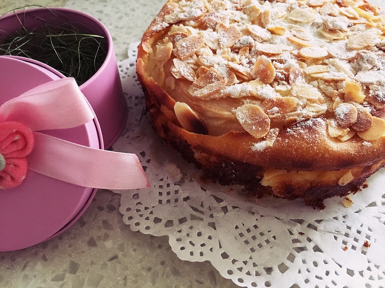 苔丝魔宝做的法国传统甜点啤梨杏仁克拉芙缇