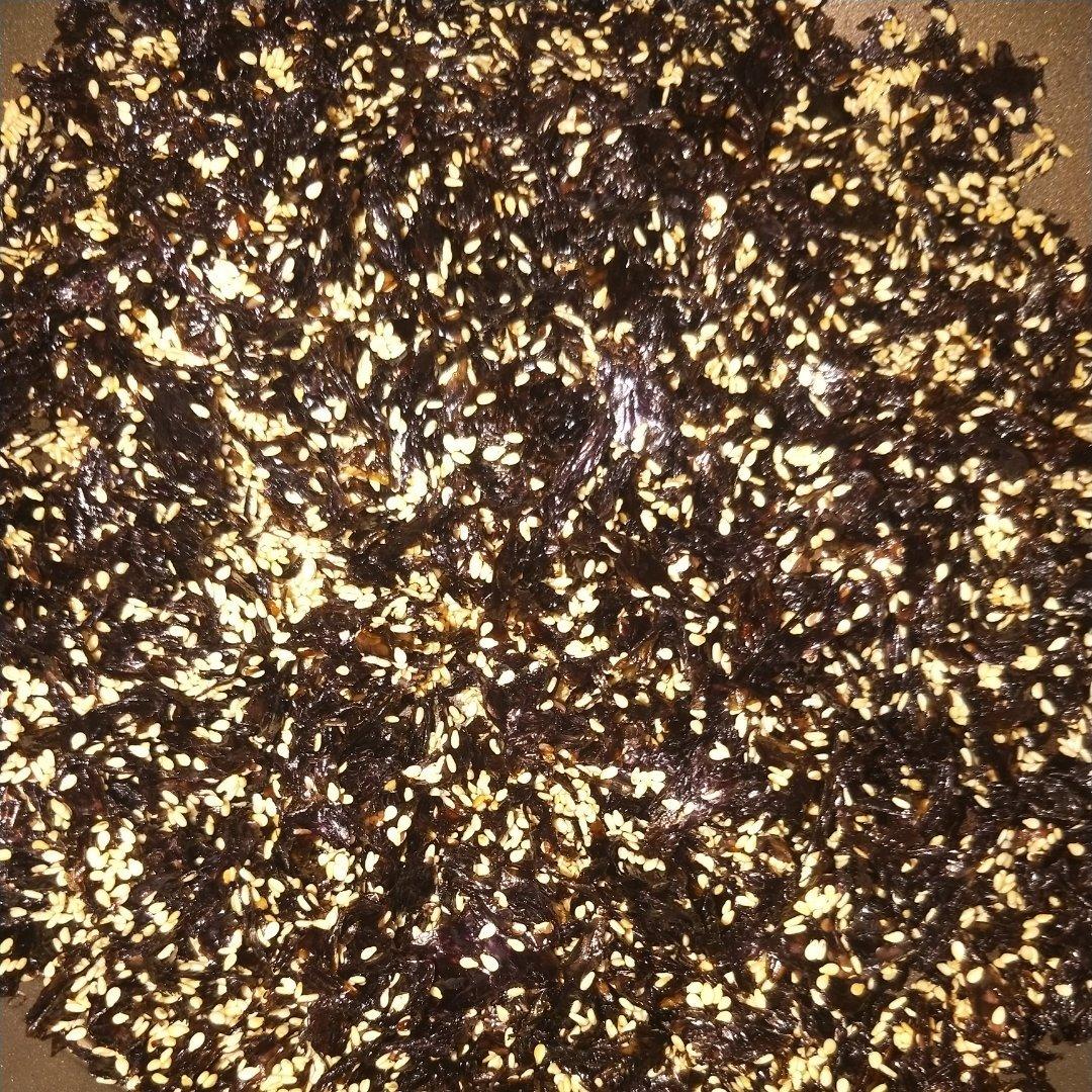 用紫菜做海苔【芝麻海苔碎】超级简单