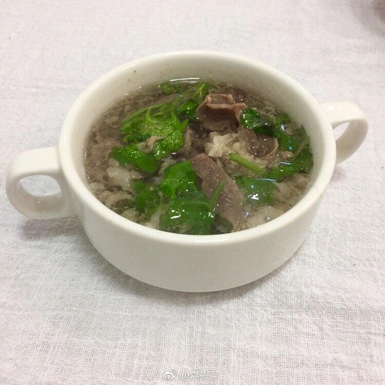 快手肥牛汤的做法