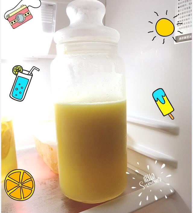 预防流感的柳橙雪梨汁