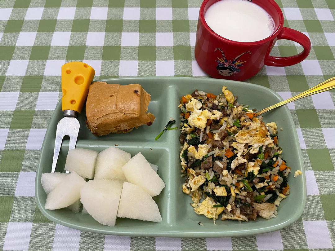 老母亲版小学生早餐 （升级为初中生早餐啦）