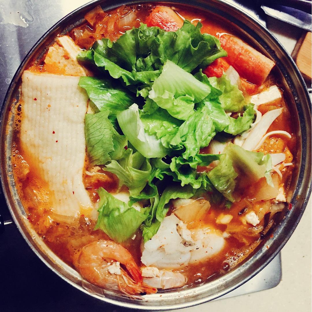 辣白菜豆腐汤