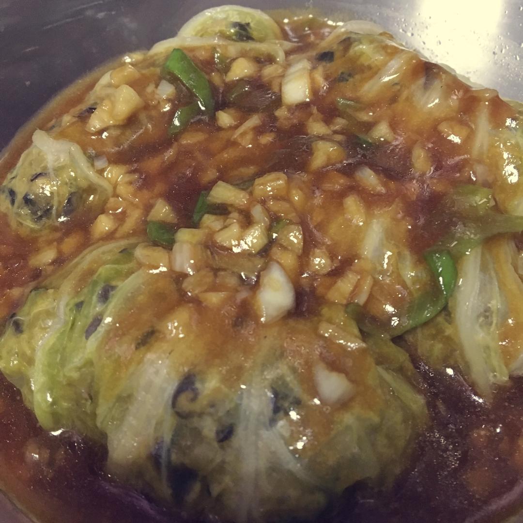 肉酿白菜卷
