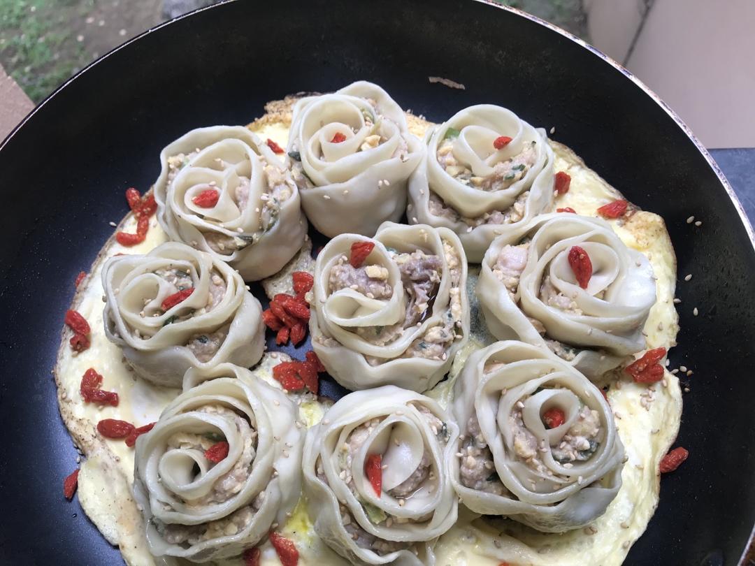 玫瑰花煎饺