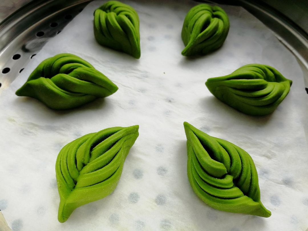 勤劳的吃货amy做的叶子馒头(sure石崎秀儿~破壁机食谱)