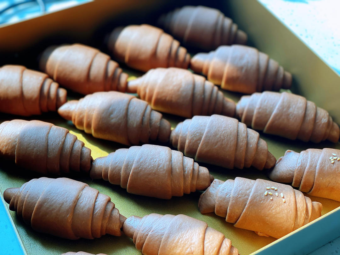 巧克力牛奶面包卷