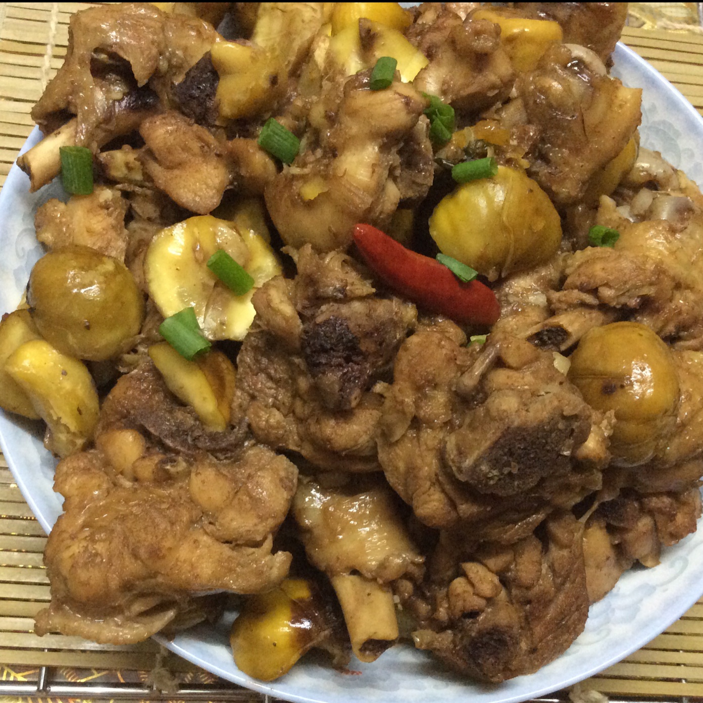 栗子烧鸡腿