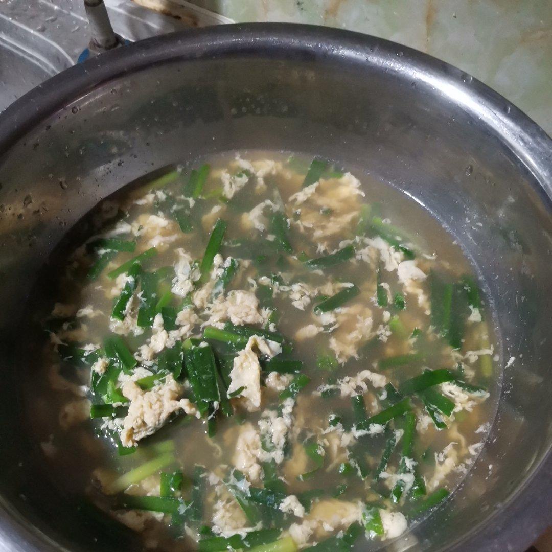 韭菜鸡蛋汤
