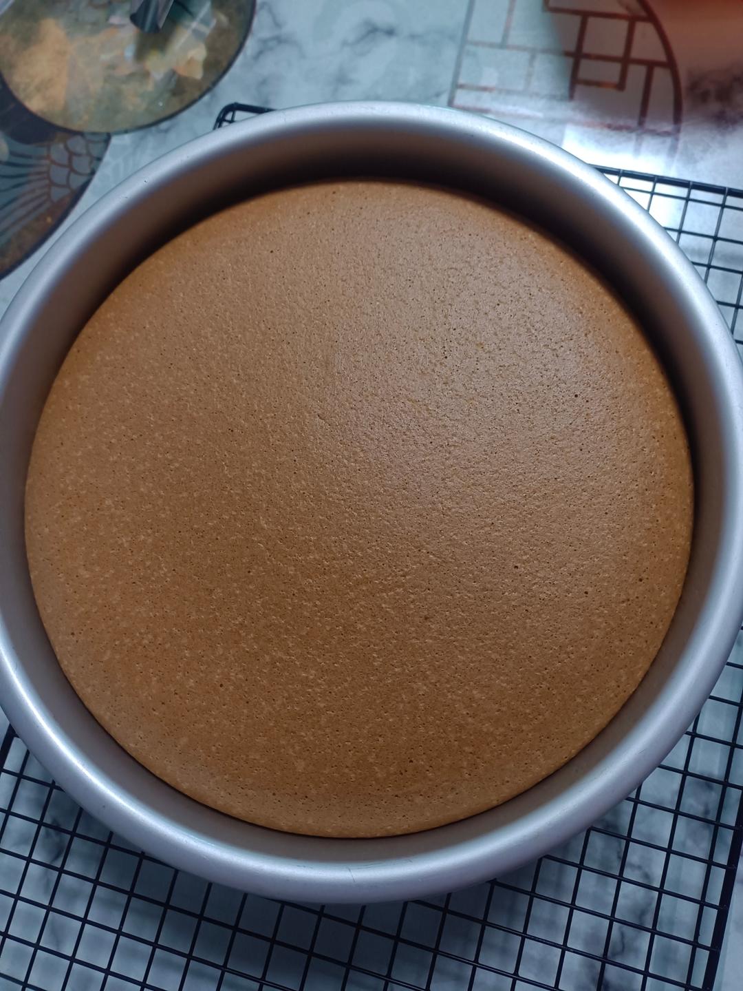 超好记八寸戚风蛋糕（后蛋法）