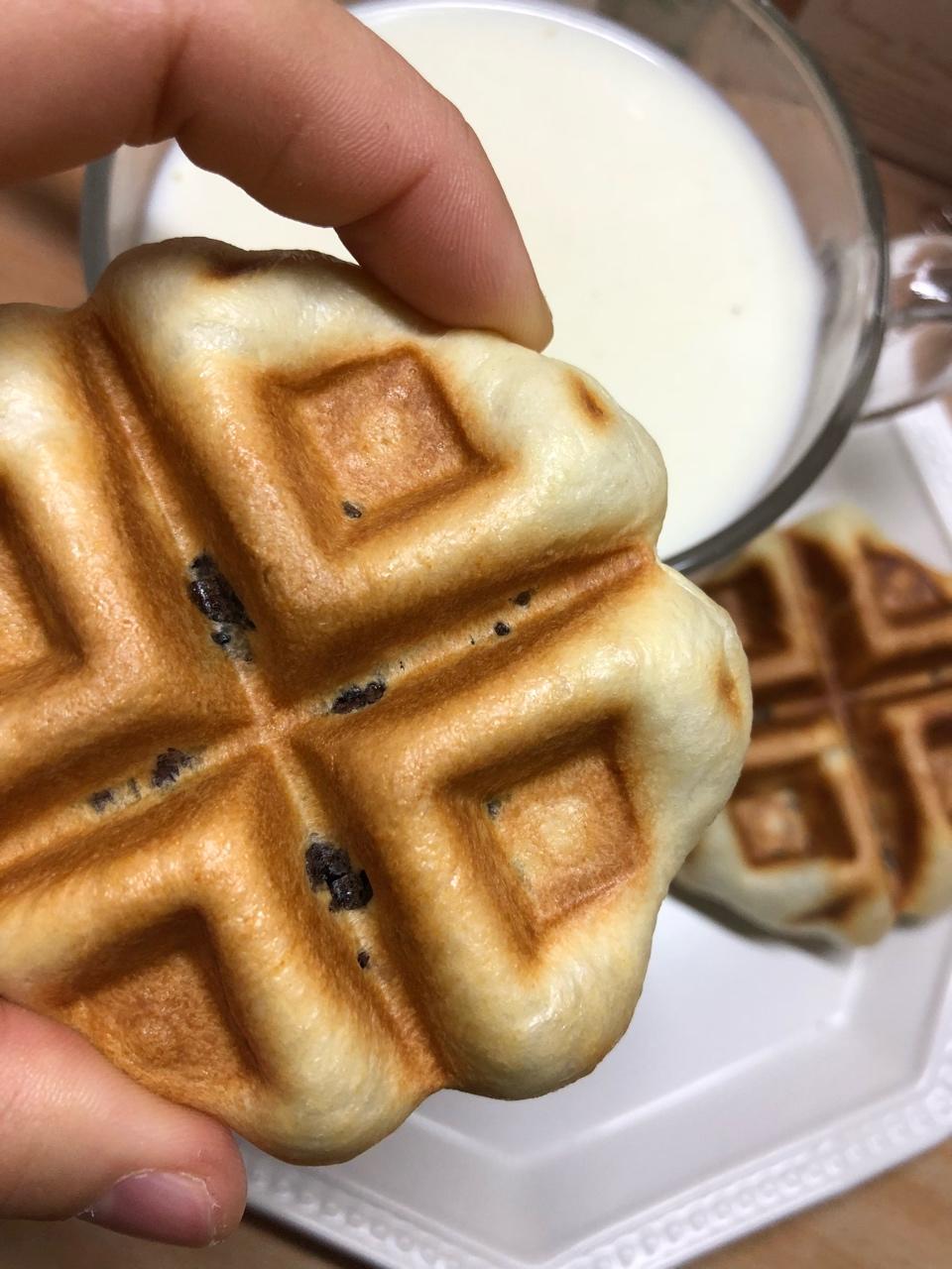 紫米华夫饼