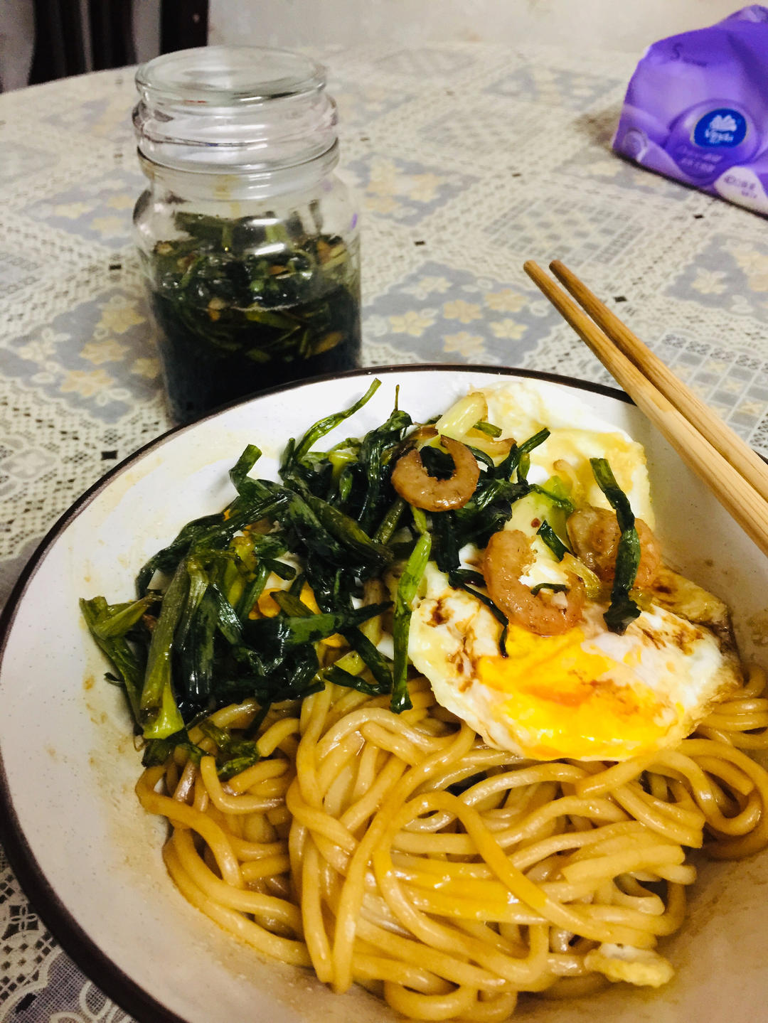 开洋葱油拌面酱料