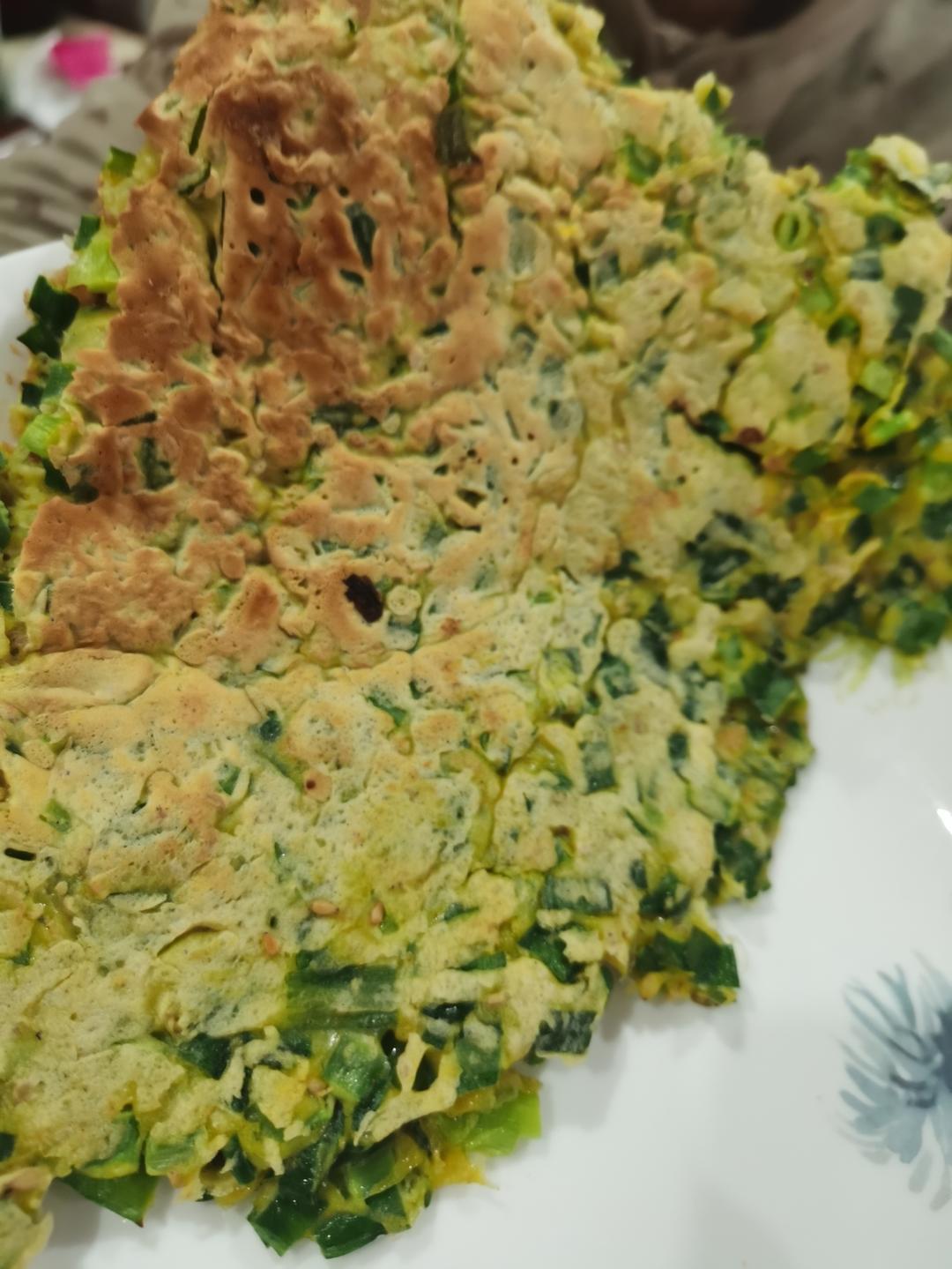 韭菜鸡蛋饼