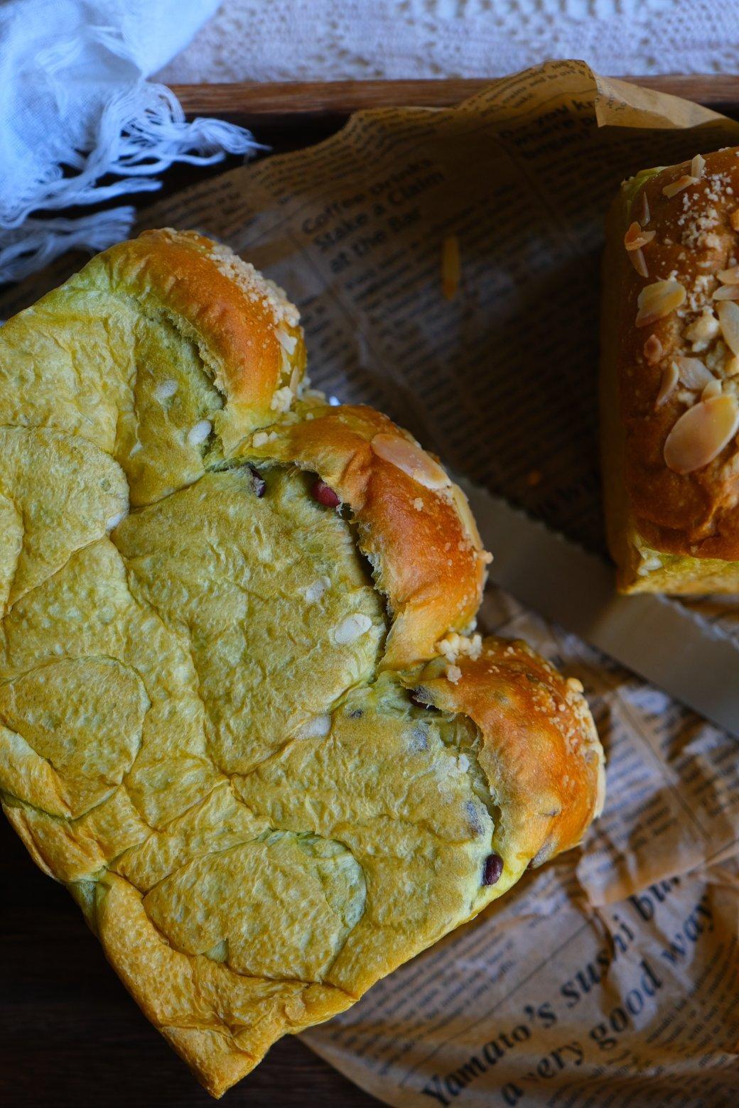 吴克己•抹茶红豆吐司