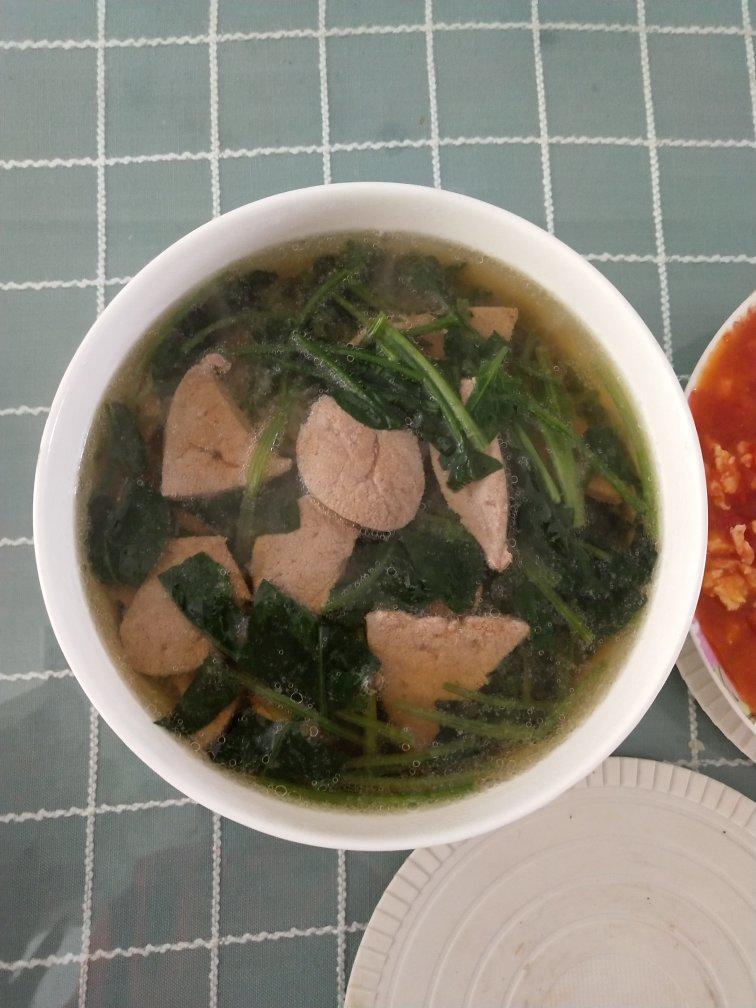 菠菜猪肝汤