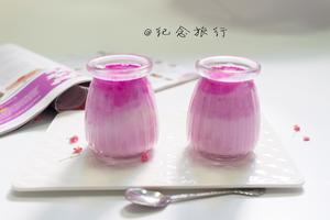 原汁机食谱 红心火龙果渐变酸奶的做法 步骤9