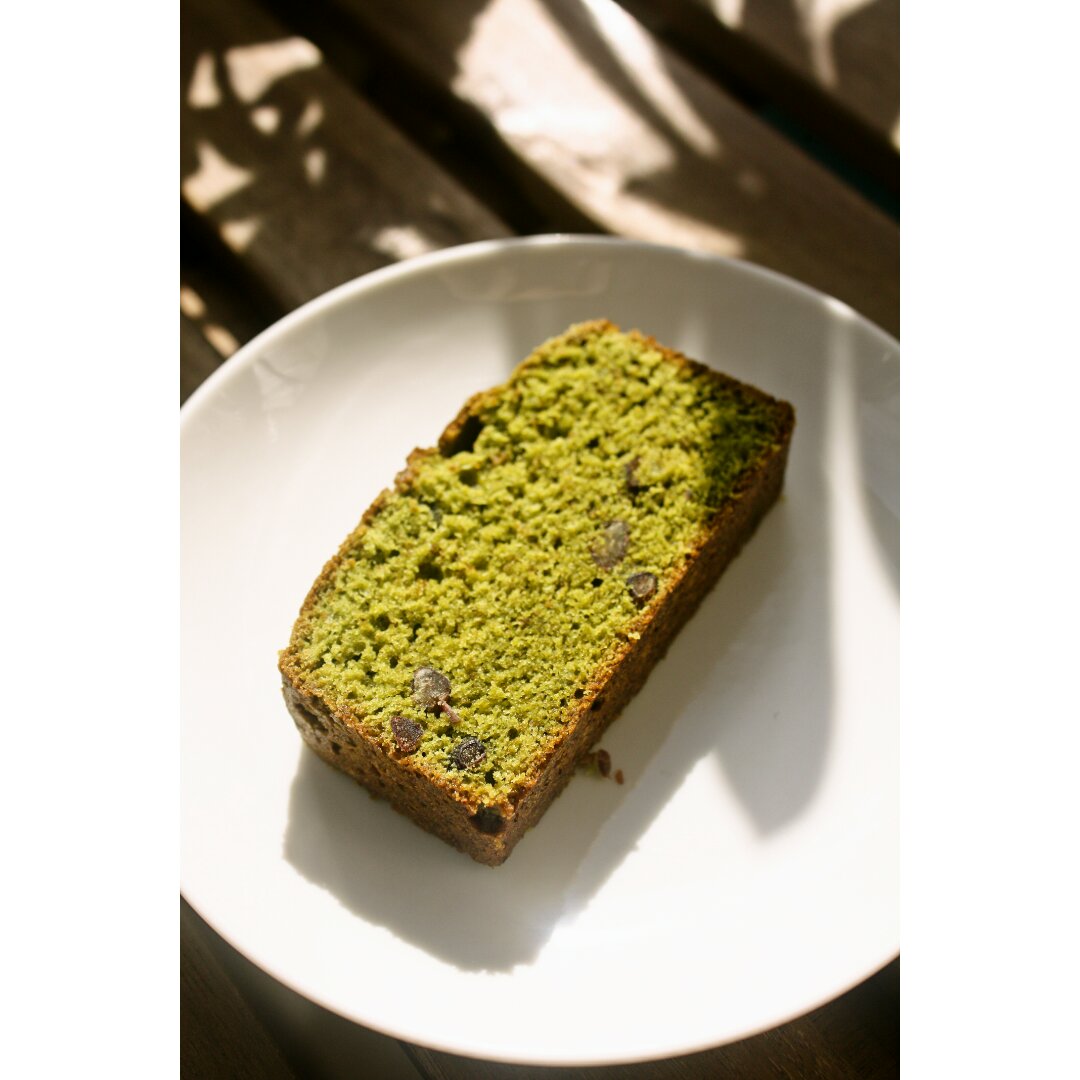 抹茶红豆磅蛋糕