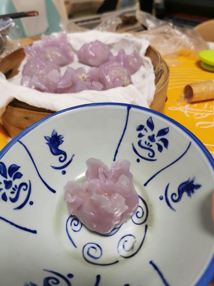 晶莹剔透的水晶樱花饺，Q弹爽滑，一口爱上