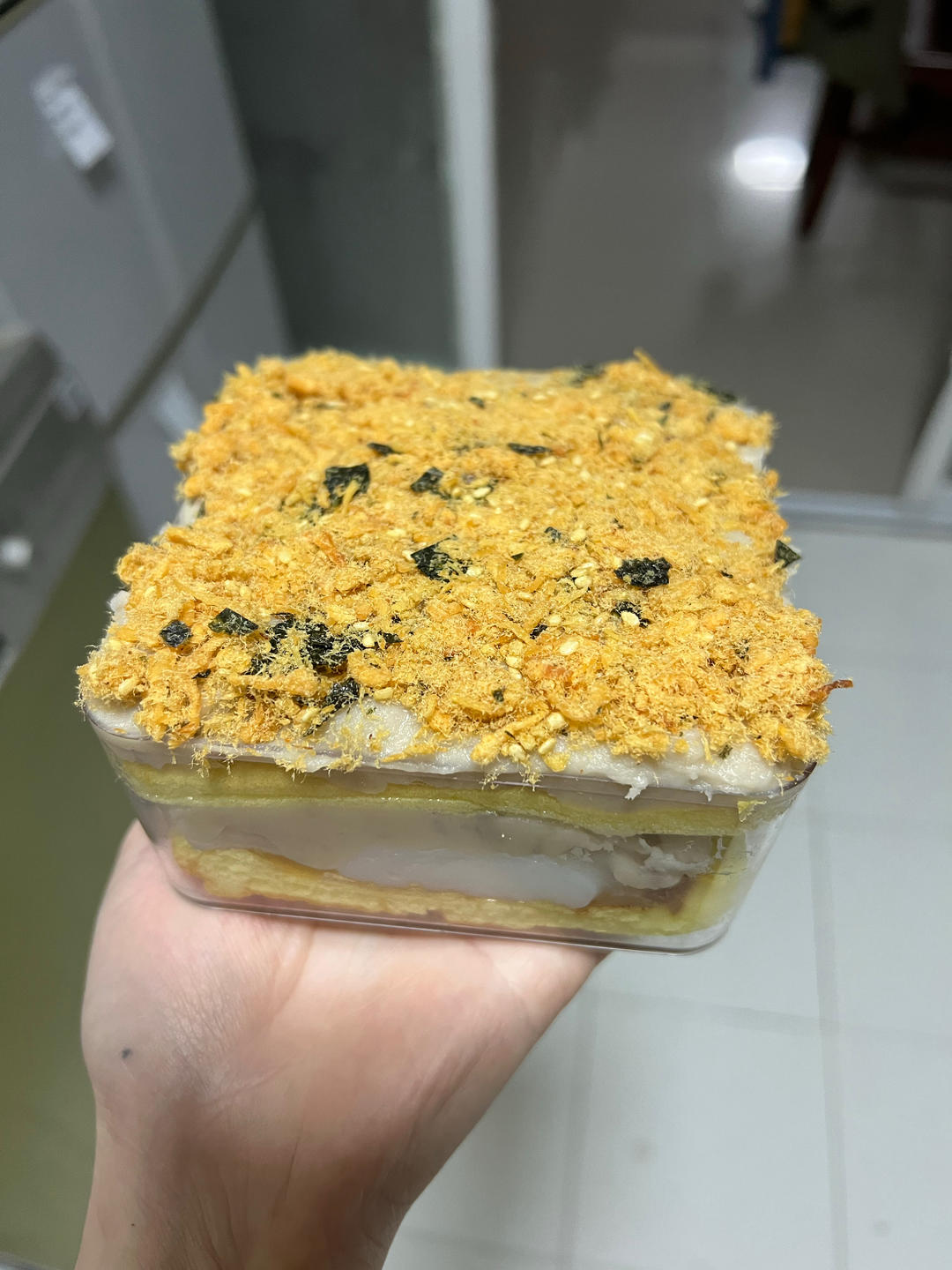 麻薯芋泥盒子蛋糕