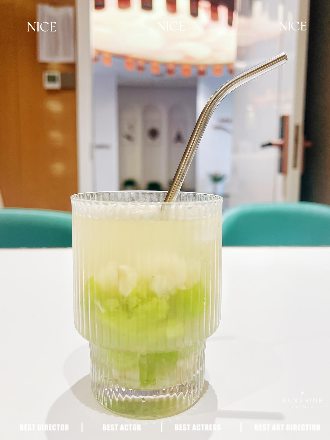 青提荔枝冰茶🍵清甜爆汁，夏天必喝的水果茶！