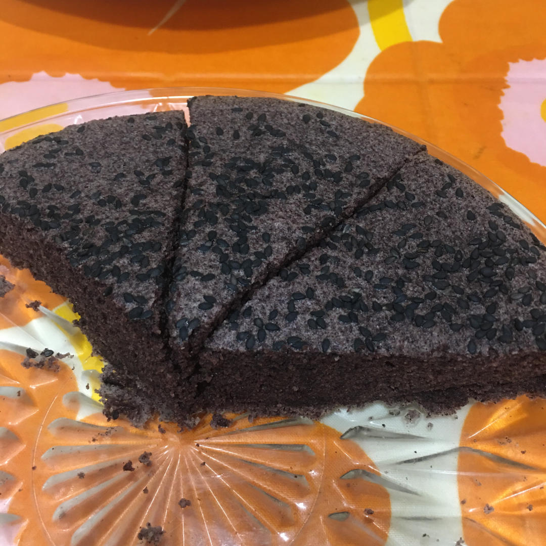 黑米蒸蛋糕