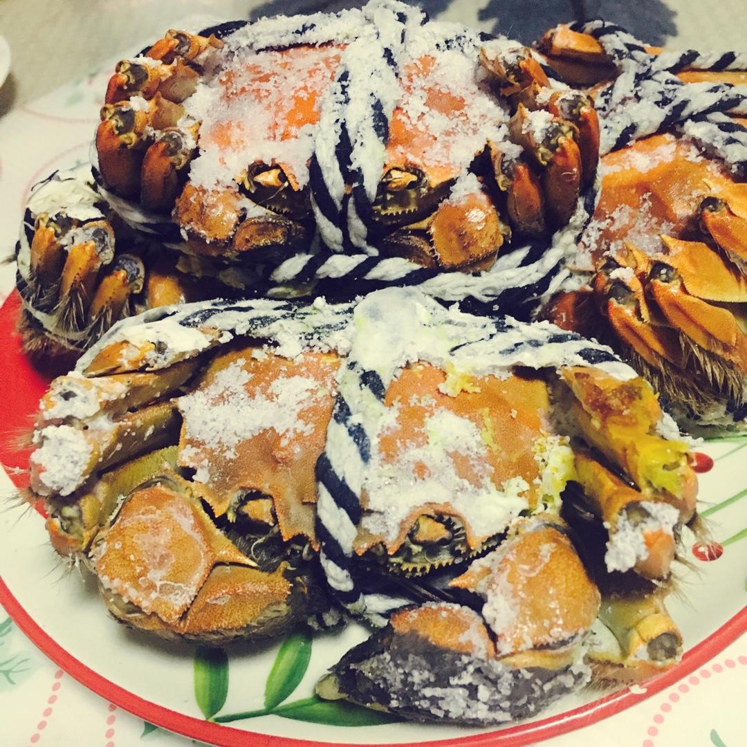 盐烤蟹（省盐省事儿烤箱版）