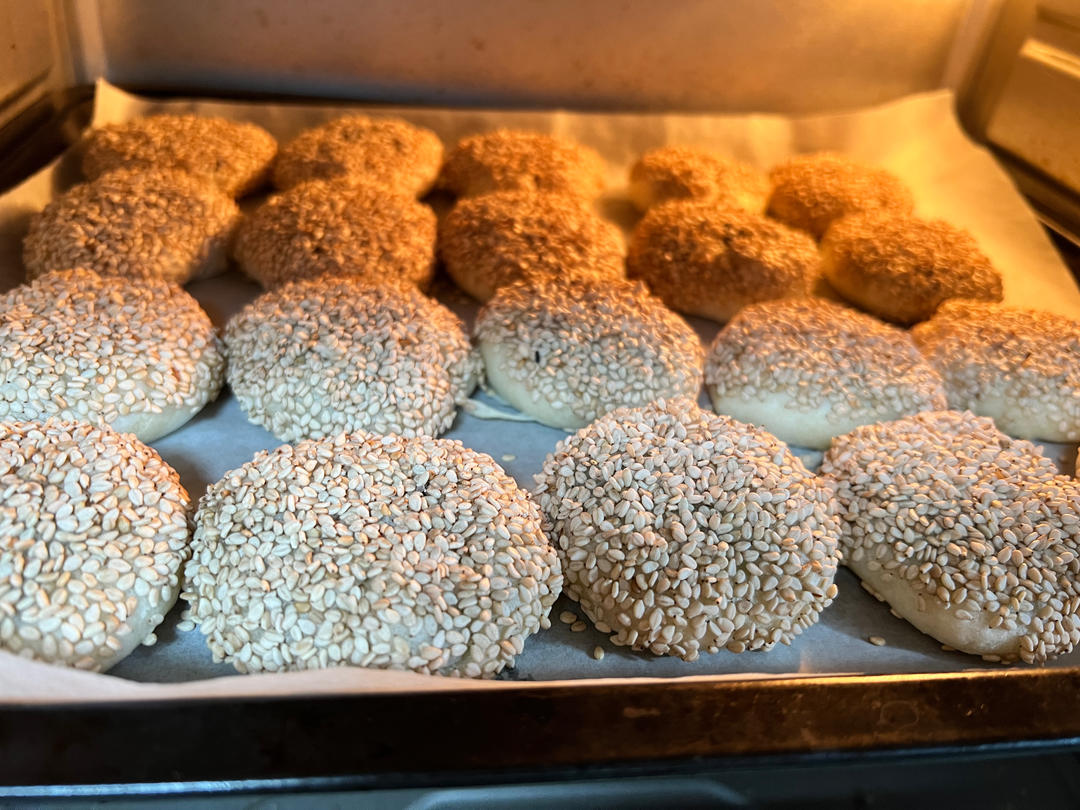 糖心芝麻烧饼