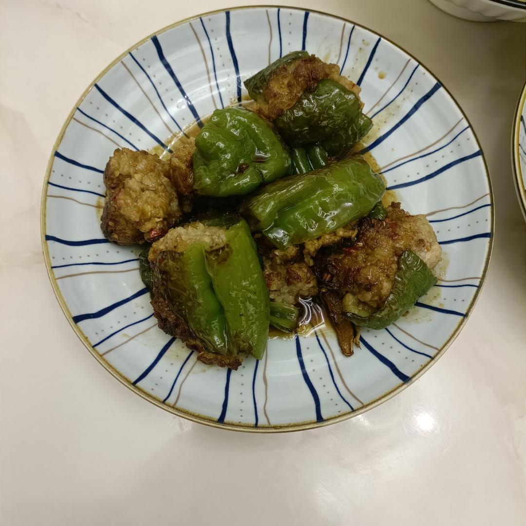 米饭杀手‼️虎皮青椒酿肉