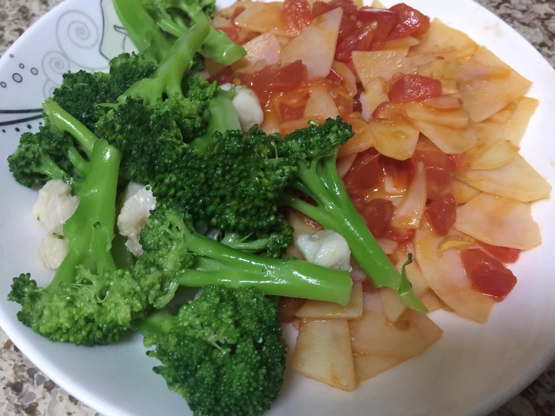番茄土豆片