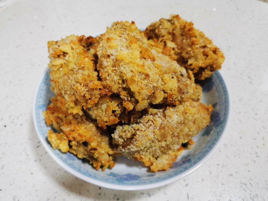 好吃到舔手指的蒜香炸鸡翅