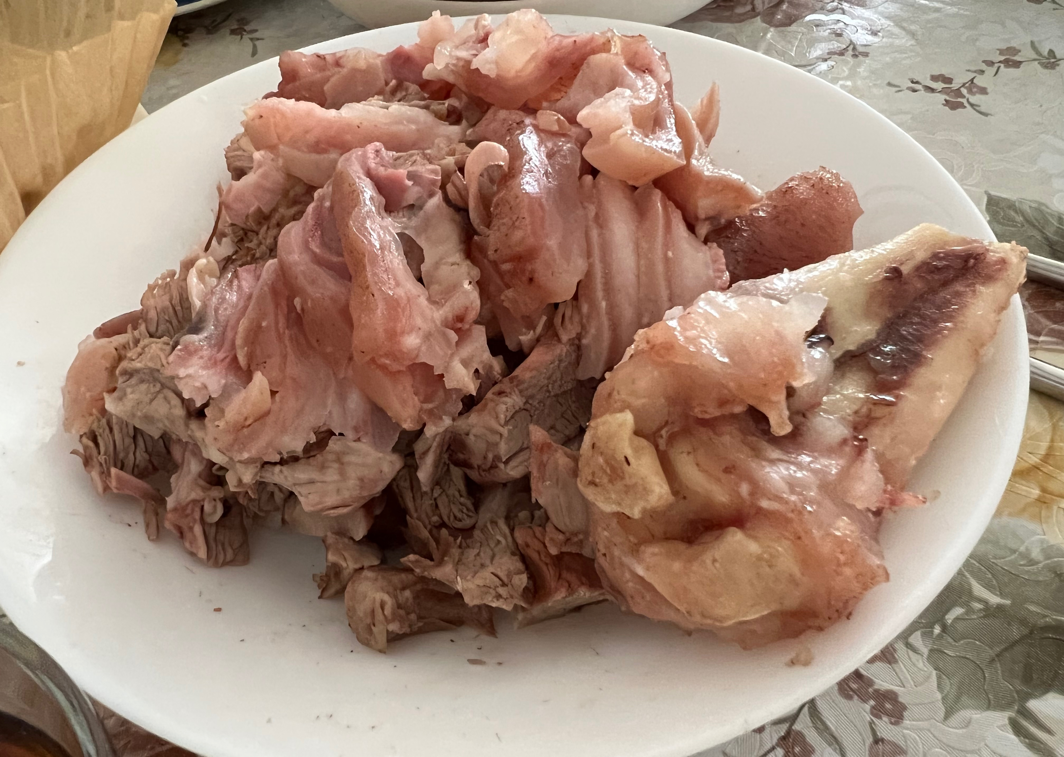 白切羊肉+清汤(三加三不加)