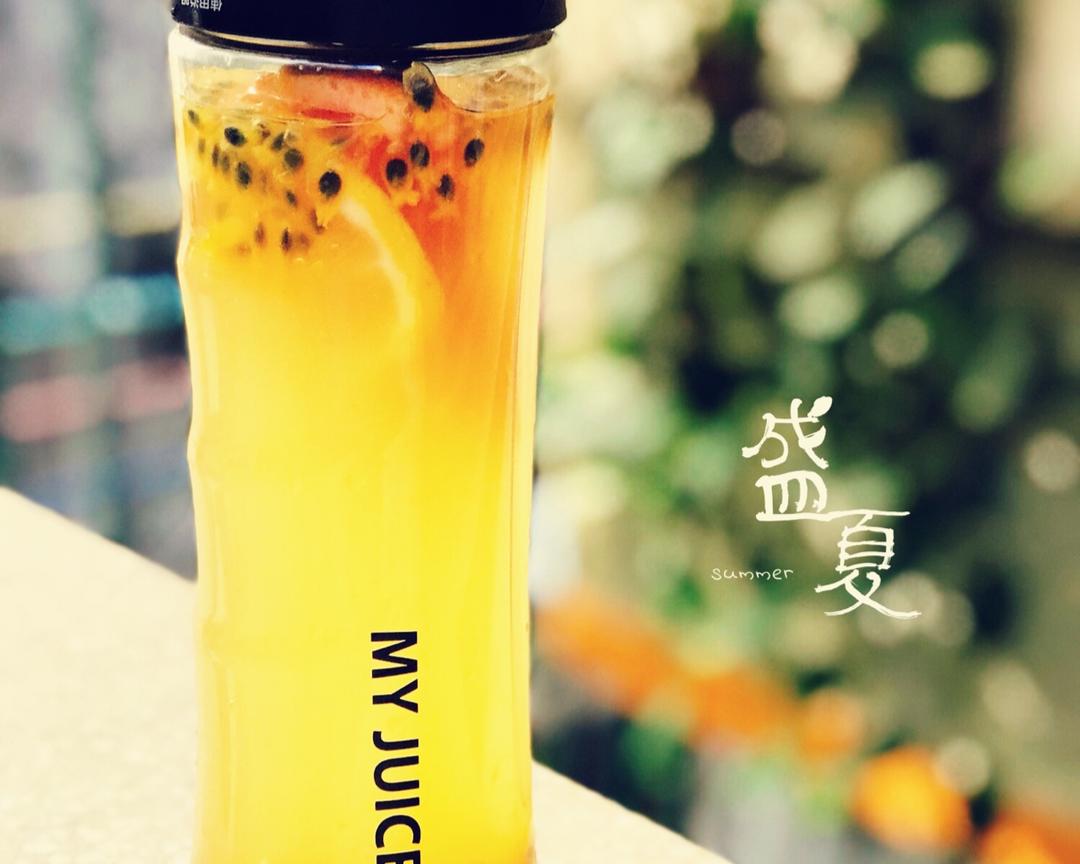 百香果柠檬西柚茶的做法