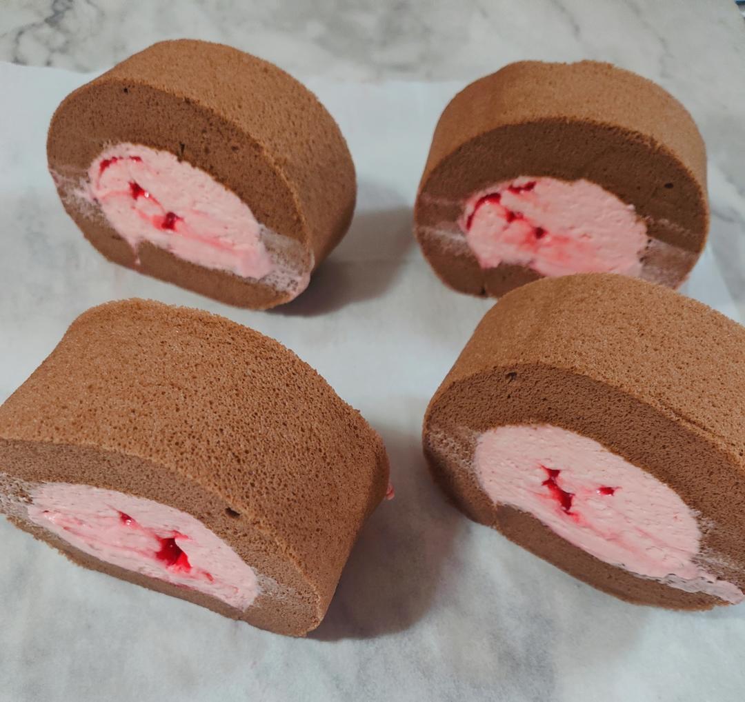 私房爆单🔥可可蛋糕卷丨不消泡卷不裂的配方分享