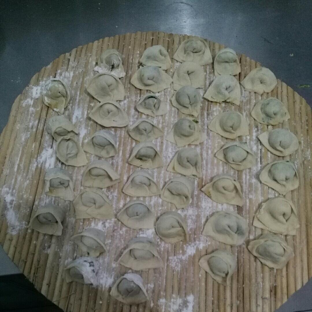 元宝馄饨的包法
