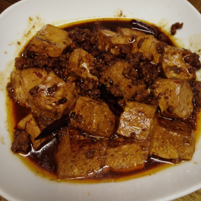 家常红烧肉末豆腐