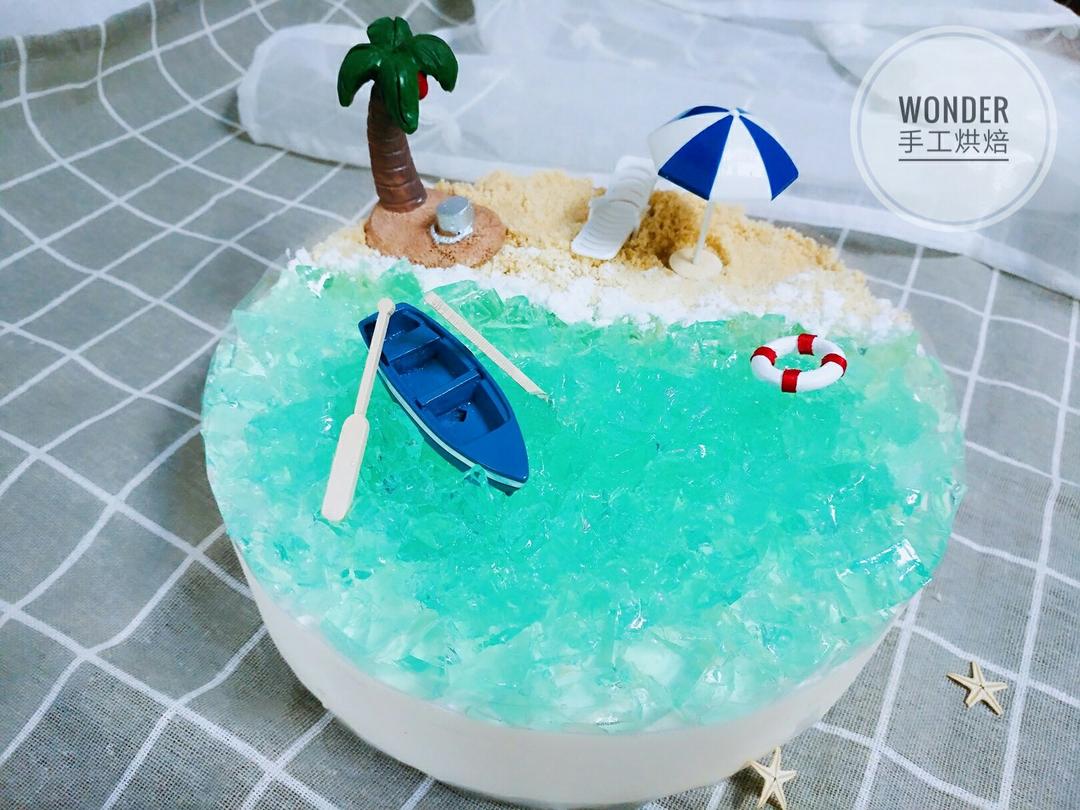 海洋酸奶慕斯蛋糕