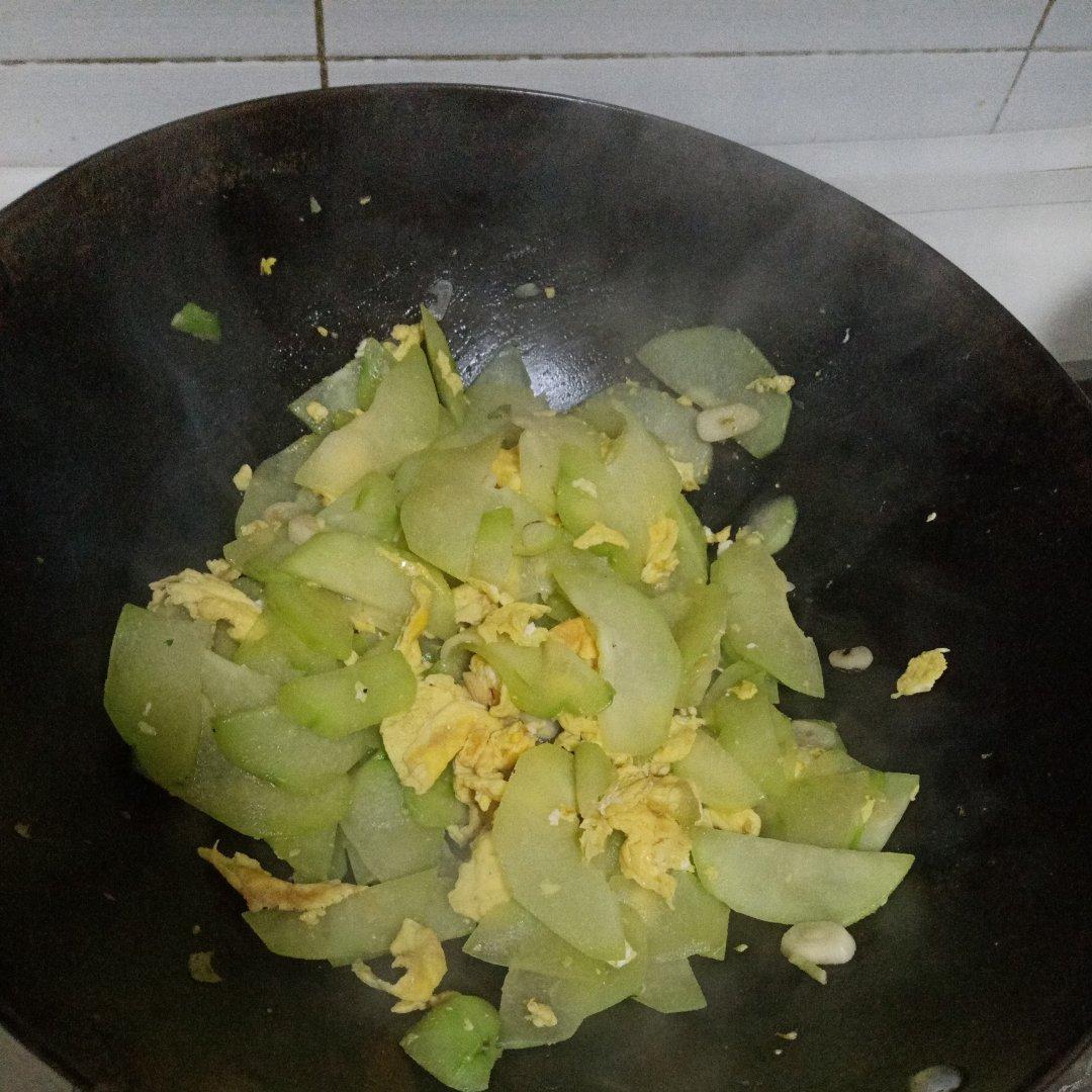 家常素菜佛手瓜炒鸡蛋🥚